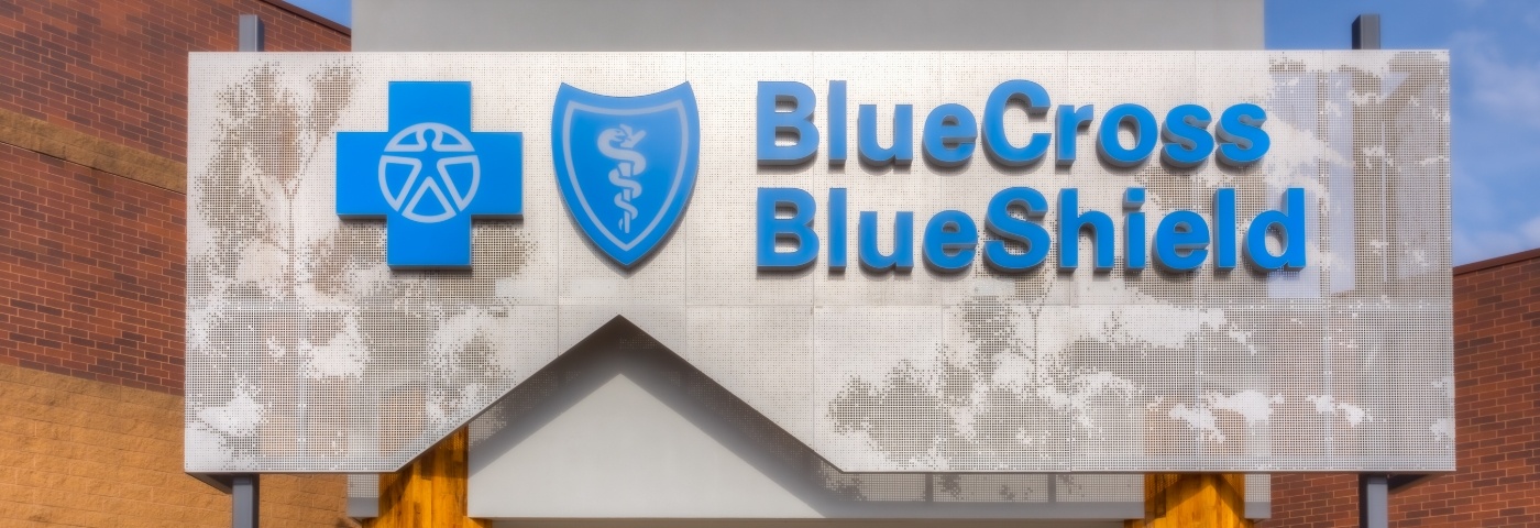 Sign that says BlueCross BlueShield