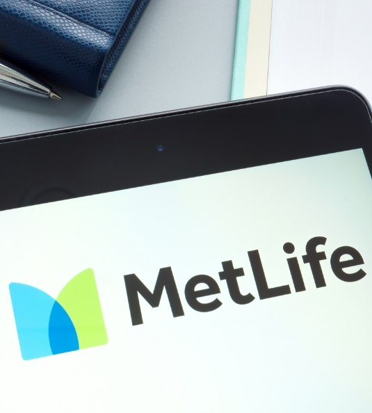 MetLife logo on phone